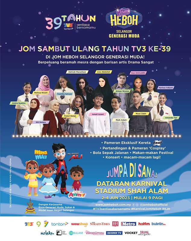 Karnival Jom Heboh Sempena Sambutan Ulang Tahun TV3 Ke-39