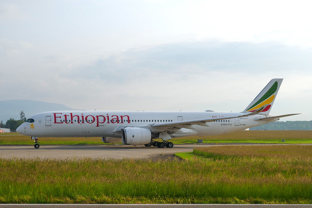 ET-AUA AIRBUS TOULOUSE 350-941 A359 c/n 103 → ETHIOPIAN AIRLINES / ETH // BJ 2017 // > SIMIEN FOX
