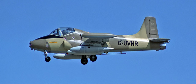 BAC Strikemaster Mk.87 G-UVNR [EEP JP 2876] - EGVA - 19JUL2002