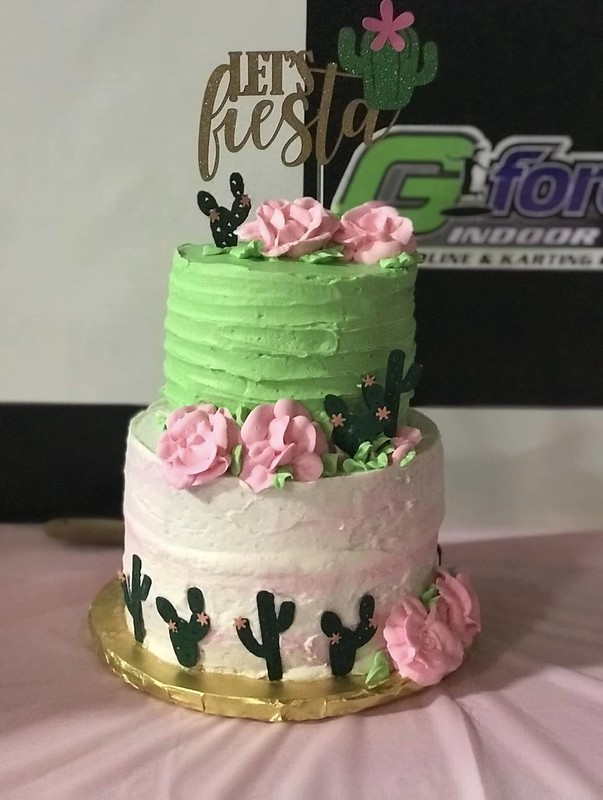 Cake by Janell’s Cakes and Embroidery