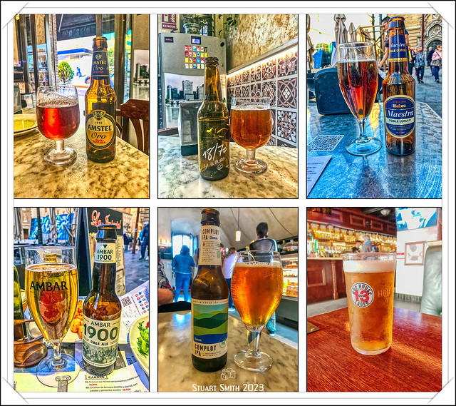 Beers in Barcelona, Catalonia, Spain