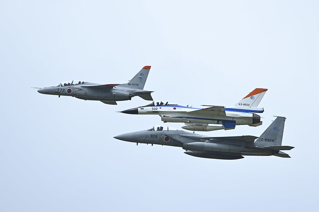 T-4, F-2A and F-15J, ADTW., JASDF.