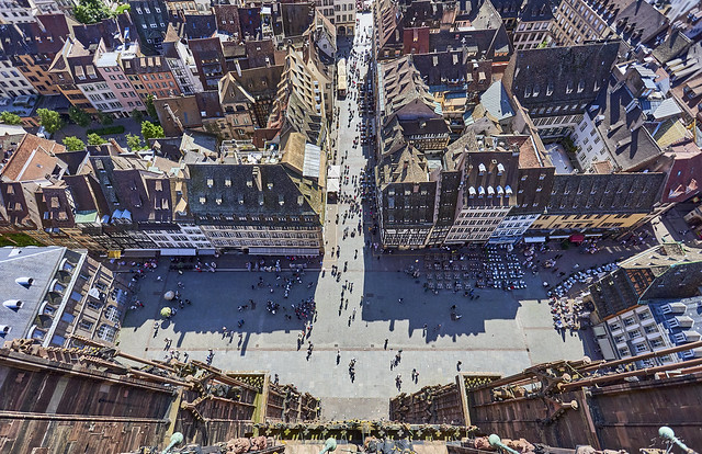From the top of Strasbourg cathedral