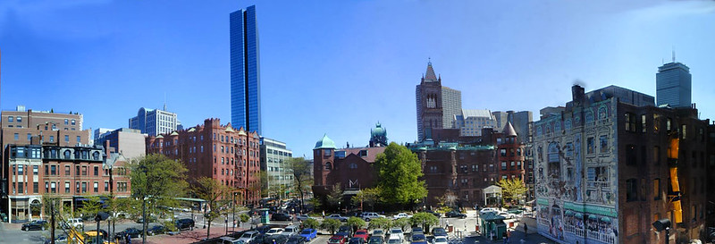 Back Bay view in summer