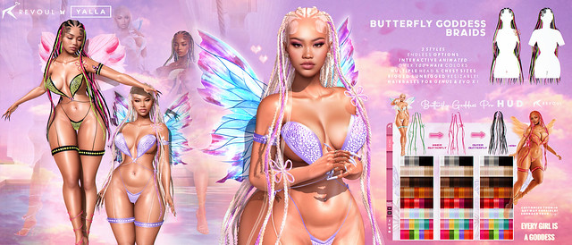 ‍REVOUL 'Butterfly Goddess Braids' OUT NOW x 20000L GIVEAWAY! ♥