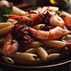 Shrimp and Prosciutto Penne Pasta u2013 Grand Floridian Cafe