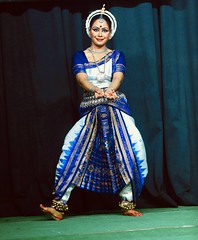Moumita vaats Ghosh performing Odissi dance at the Jagannath Templeu2019s Subhadra Auditorium