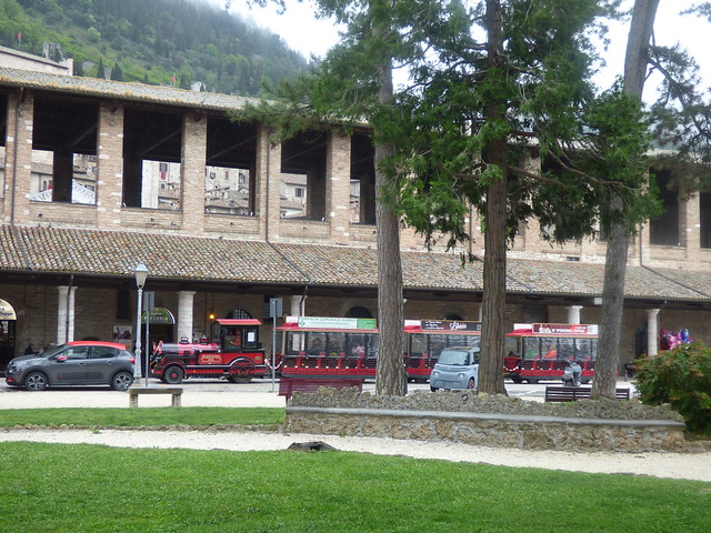 The Gubbio Express at Piazza dei Quaranta Martiri