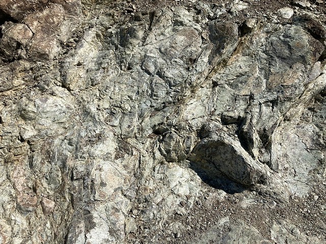 Serpentine rock