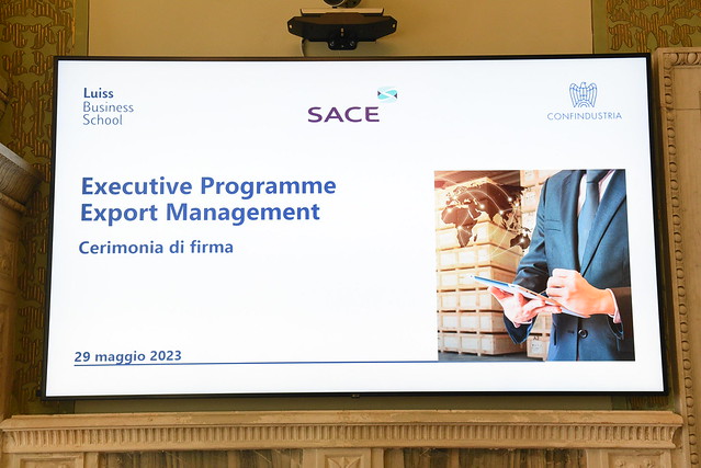 SACE, Luiss Business School e Confindustria: nuovo Executive Program in Export Management