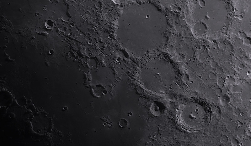 L51 - Catena Davy (Davy crater chain) + L47 Alphonsus dark spots - Moon 28.5.2023