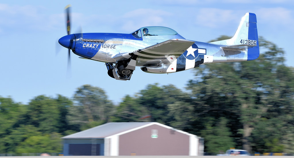 1944 North American Mustang P-51D Crazy Horse N351DT 413806 USAAF 44-74502 & RCAF 9232