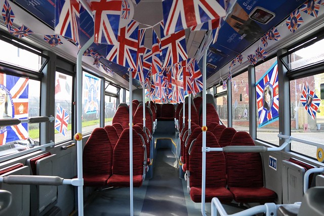 The interior of Go North East Connections4 5368 / BX63 BDV