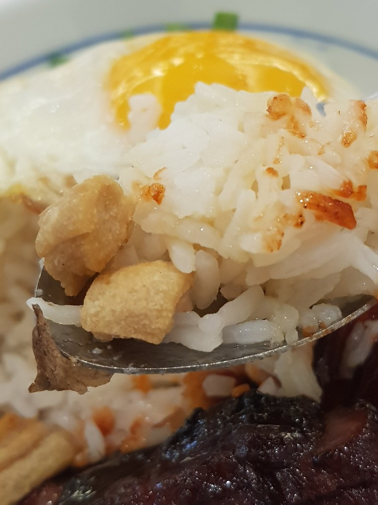 叉燒豬油渣飯 Bbq pork Crispy pork lard rice rm$11.90 @ 圆方茶室3YUAN FONG 3 KOPITIAM Puchong Bandar Puteri