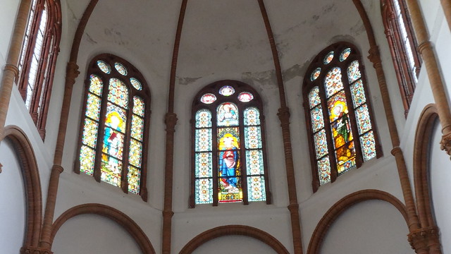 1889/93 Berlin Glaskunst Gethsemane-Kirche von August Orth Stargarder Straße 77 in 10437 Prenzlauer Berg
