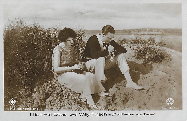 Willy Fritsch and Lilian Hall-Davis in Der Farmer aus Texas