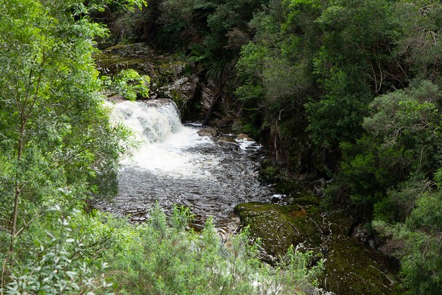Top Falls, of Halls Falls on the Groom River, Tasmania