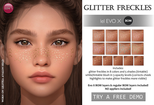 Glitter Freckles (Evo X & regular BOM)