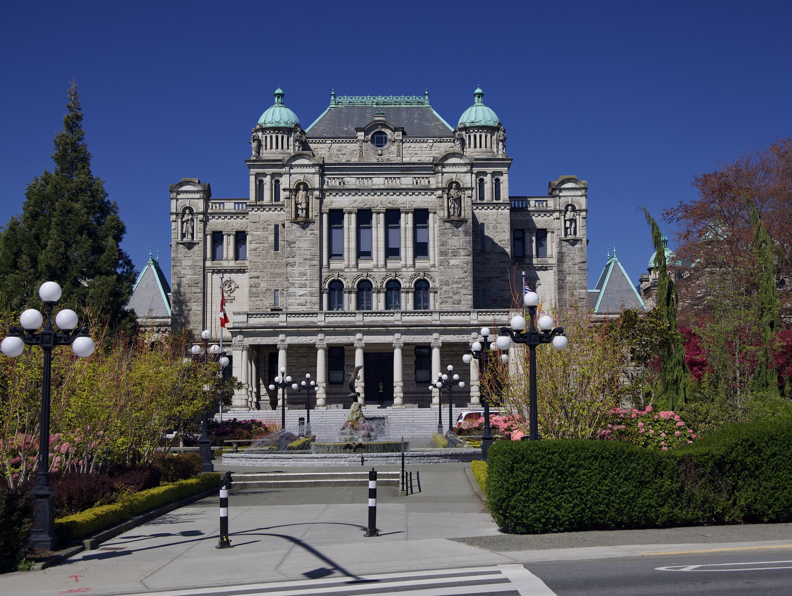 Back of the BC Legislature