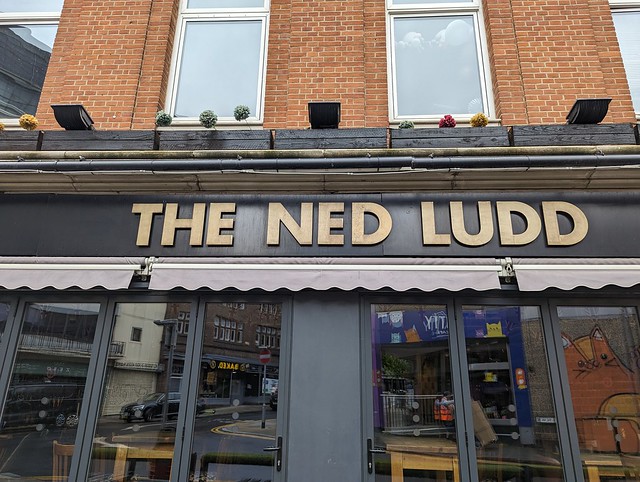 Sign 1, Ned Ludd pub, Nottingham, UK