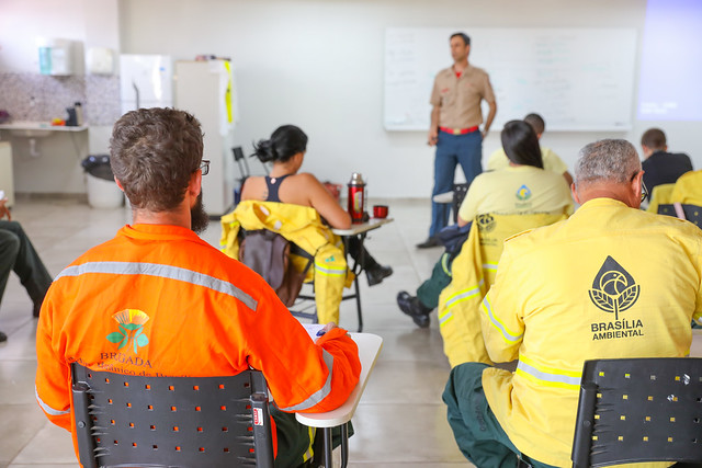 Servidores são capacitados para prevenção e combate a incêndios florestais