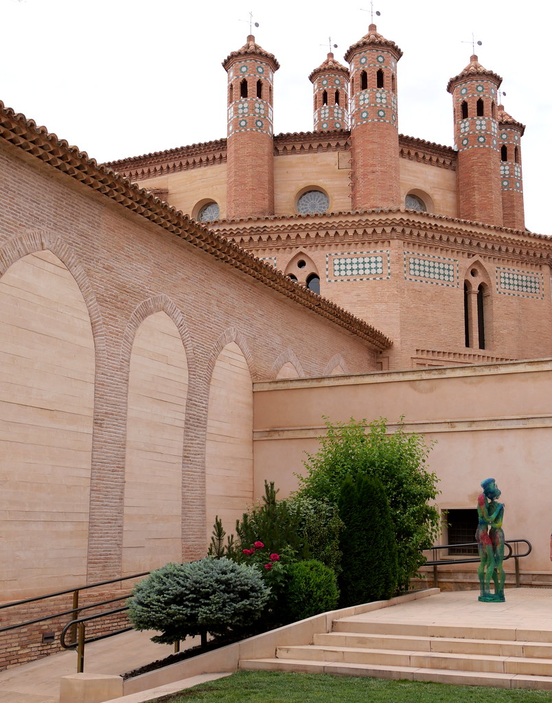 Abside mudéjar, église San Pedro, XIVe siècle, Teruel,  Aragon, Espagne.