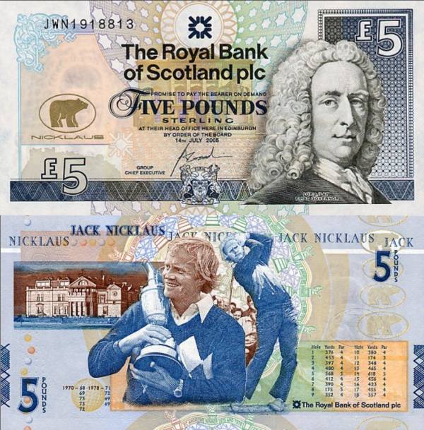 Scotland p365 5 Pounds 2005