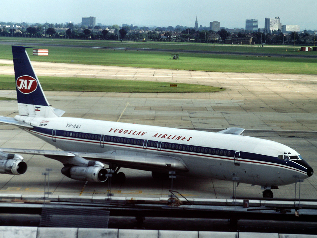 YU-AGI Boeing 707-351C JAT Yugoslav Airlines
