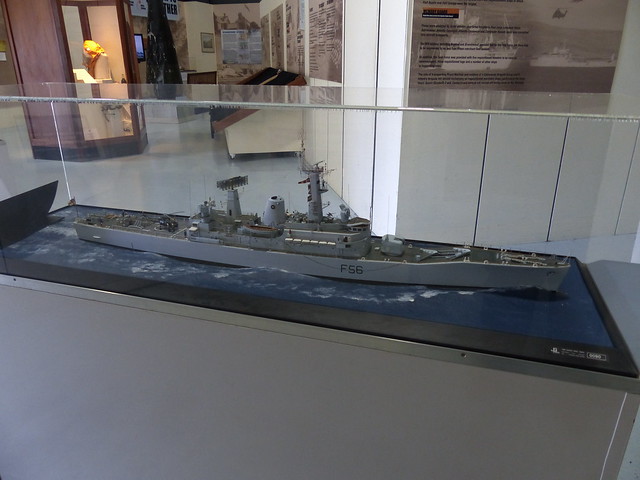 Model of HMS Argonaut F56 at FAA Museum