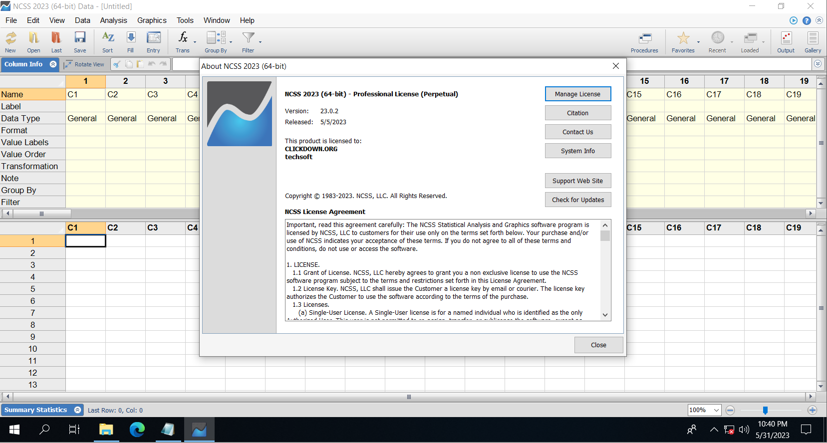 Working with NCSS Pro 2023 v23.0.2 full license