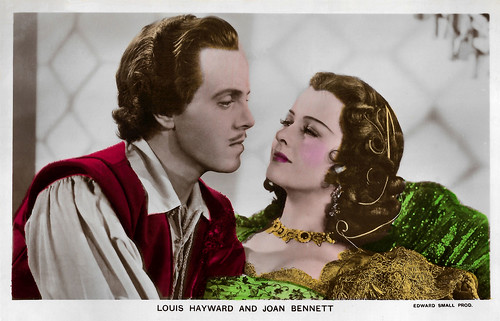 Louis Hayward and Joan Bennett in The Man in the Iron Mask (1939)