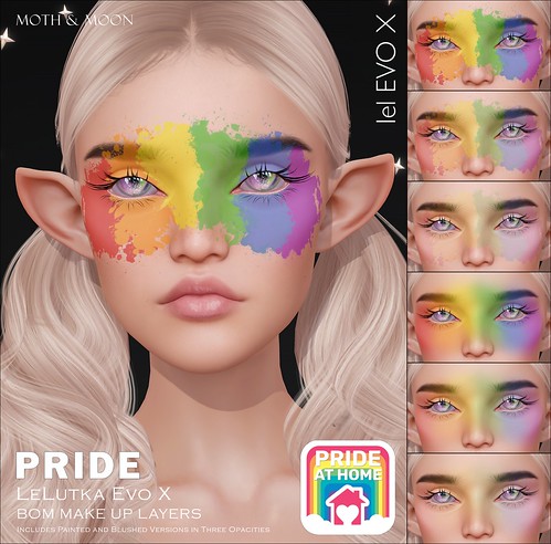 M&M - LELUTKA EVO X - PRIDE BOM MAKE UP LOGO @ Pride Expo