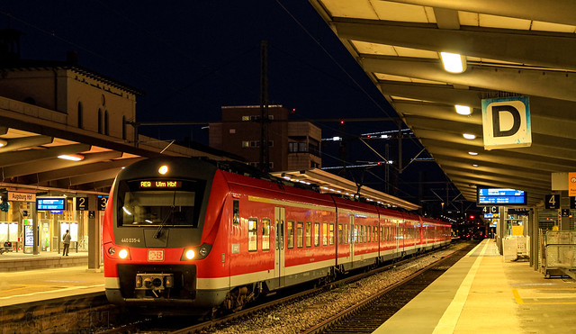 Alstom ET440 035-4 with RE9 München Hbf - Ulm Hbf