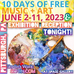 ud83cudf1fTonight is the Opening Reception to an Exhibition with my Artwork in it! If you or your Pennsylvania people would like to experience 10 days of art and more I recommend! The reception Tonight features juried art, the artists, discussion, wine and m
