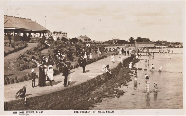 The Rockery, St Kilda Beach, Victoria - 1914