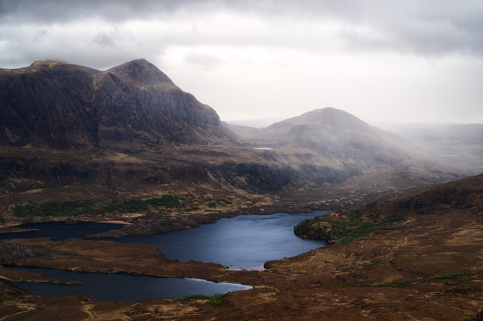 Lakes and hills - Stac Pollaidh