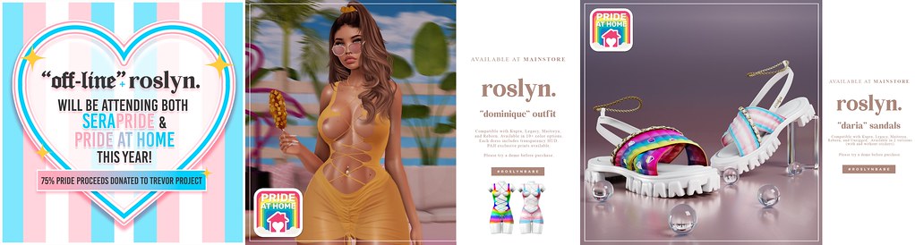 roslyn. x "Off-Line" – Happy Pride! // NEW RELEASE + GIVEAWAY