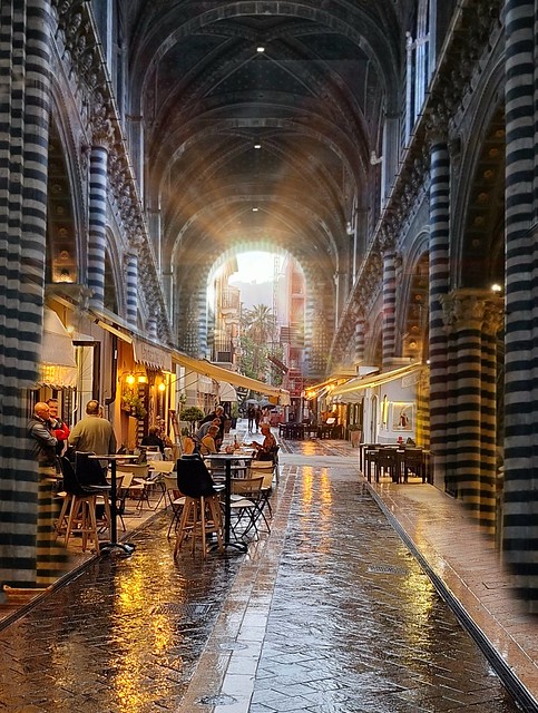 Rain within the Cathedral