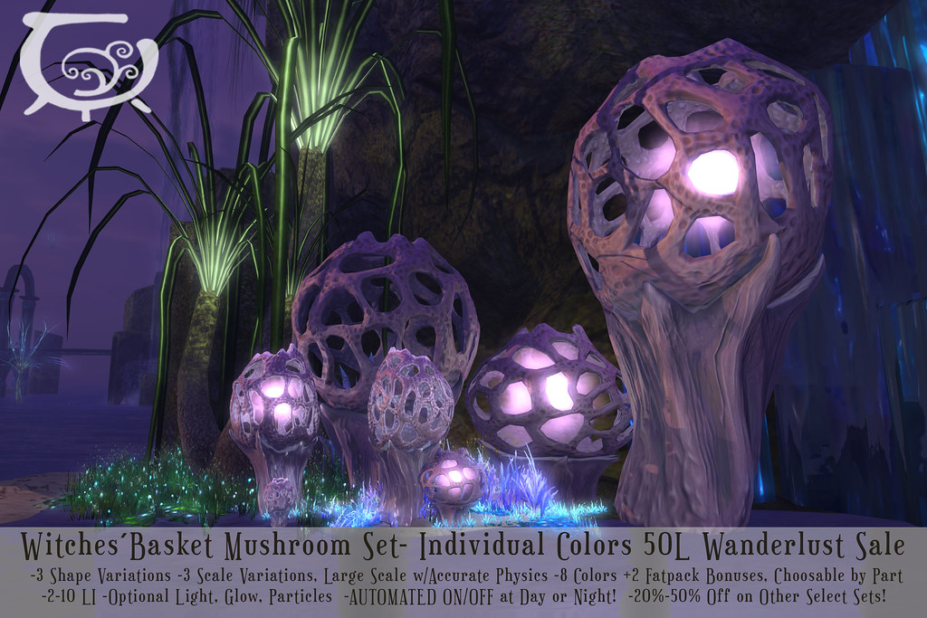Wanderlust Sale Witches Basket Mushroom Set