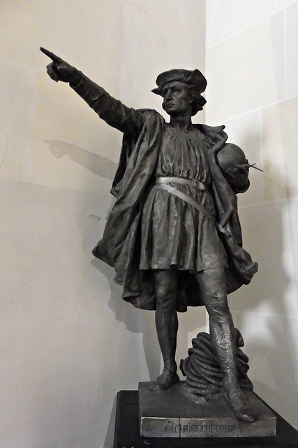 14 - Musée de Sens - Auguste Bartholdi, Christophe Colomb, Métal