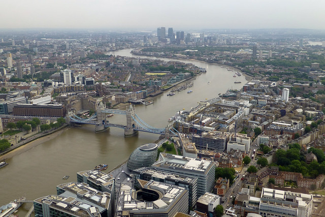 Looking East from the Shard.