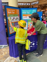 Hawaiian Electric at the Windward Coast Emergency Preparedness Fair on O‘ahu — May 20, 2023: Our booth featured fun activities for keiki!
