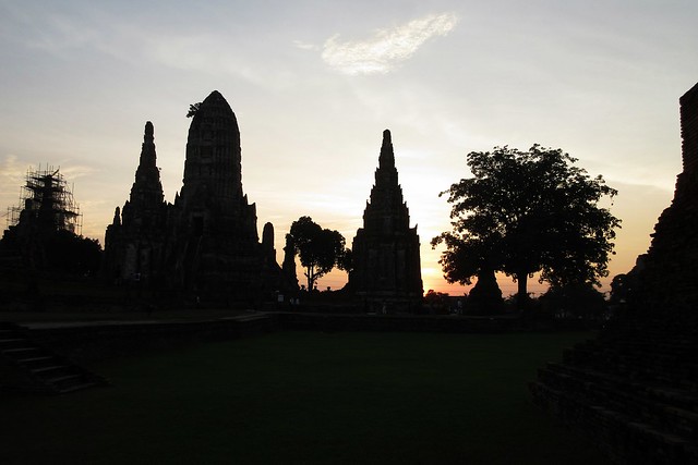 Ayutthaya, Thailand - Wat Chaiwatthanaram Sunset