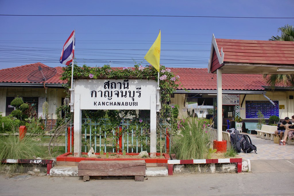 Estación de tren en Kanchanaburi