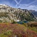 Sahale Peak and Doubtful Lake Fall Colors North Cascades National Park