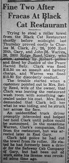 2023-06-03. 1953-01-08 Gazette, Fine Two After Fracas at Black Cat