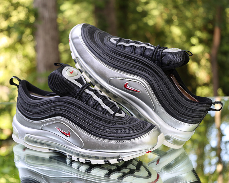 Nike Air Max 97 QS B-Sides Metallic Silver Menâs Size 11.5 Nike Air Max 97 QS B-Sides Metallic Silver Menâs Size 11.5