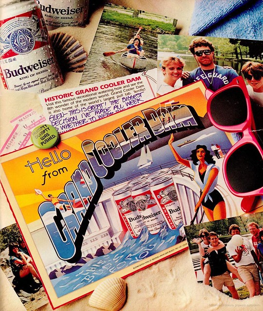 Vintage Budweiser Ad from 1985 when it was Fratty and popular