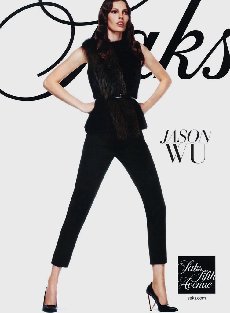 Saks Fifth Avenue ad for fashion designer Jason Wu 2015 | Flickr