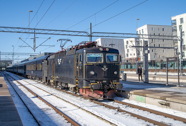 SJ Rc6 1381 Uppsala Central